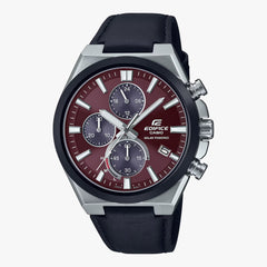 CASIO EDIFICE EQS-950BL-5AVUDF Men’s Watch | Brown Leather Band | Motorsport-Inspired Premium Style - THE HAPPY BUY