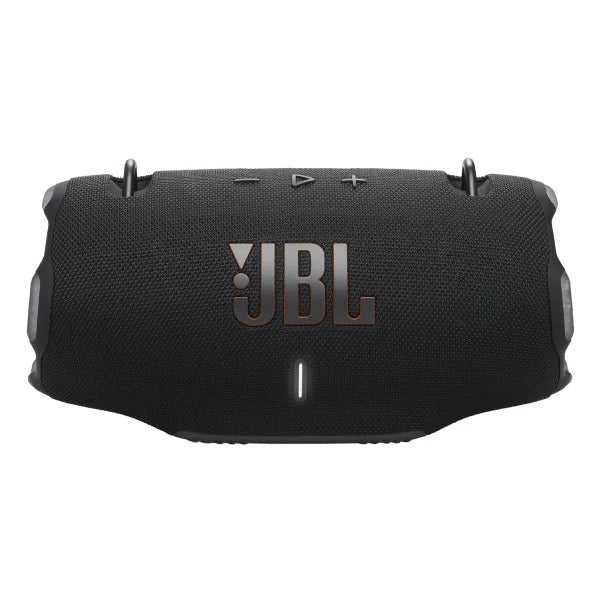 A black JBL XTREME 4 portable waterproof speaker with the brand logo visible on the front.