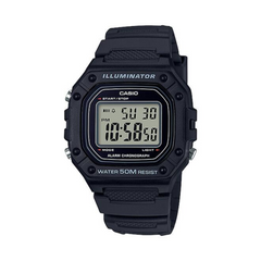 Black Casio digital watch