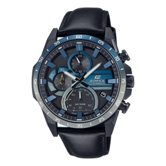 CASIO EDIFICE EQS-940NL-1AVUDF Men’s Watch | Black Leather Band | Motorsport-Inspired Premium Style - THE HAPPY BUY