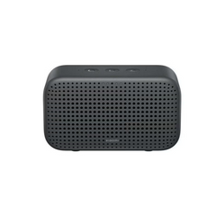 A black XIAOMI SMART SPEAKER LITE with a dotted pattern on the front.