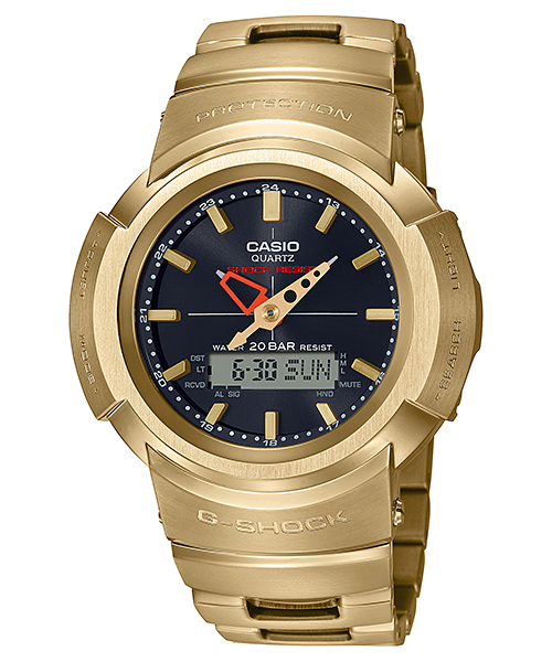 CASIO G-SHOCK AWM-500GD-9ADR Men’s Watch | Full Metal Gold | Analog-Digital Premium Street Tough - THE HAPPY BUY
