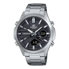 CASIO EDIFICE EFV-C120D-1ADF Men’s Watch | Stainless Steel Silver | Black Dial Business-Sport Style - THE HAPPY BUY