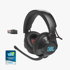 JBL Quantum 610 Wireless Over‑Ear Gaming Headset – JBL QuantumSOUND Signature, Lossless 2.4GHz Wireless, Flip‑Up Boom Mic, 50mm Drivers, Game‑Chat Dial