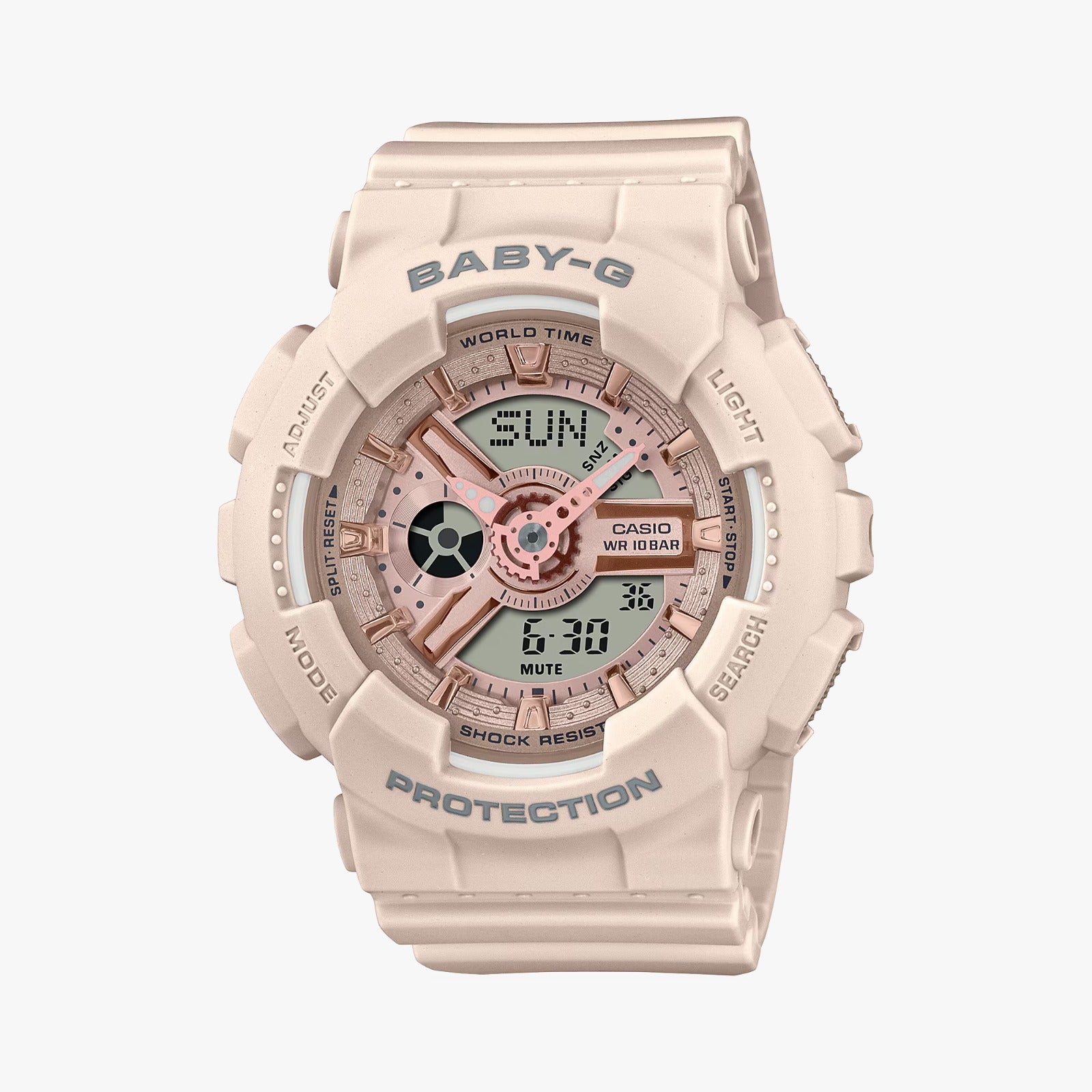 CASIO G-SHOCK BABY-G BA-110XCP-4ADR Women’s Watch | Analog-Digital | Pink Street Fashion Toughness - THE HAPPY BUY