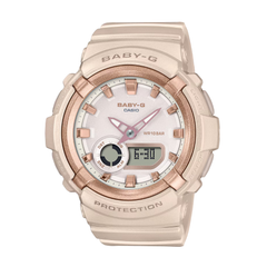 CASIO G-SHOCK BGA-280BA-4ADR – Women's Analog Digital Watch, Shock Resistant, 100M Water Resistant, LED Light, Resin Strap, Pink
