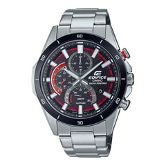 CASIO EDIFICE EFS-S610DB-1AVUDF Men’s Watch | Stainless Steel Silver | Black Dial Minimal Business-Sport Style - THE HAPPY BUY