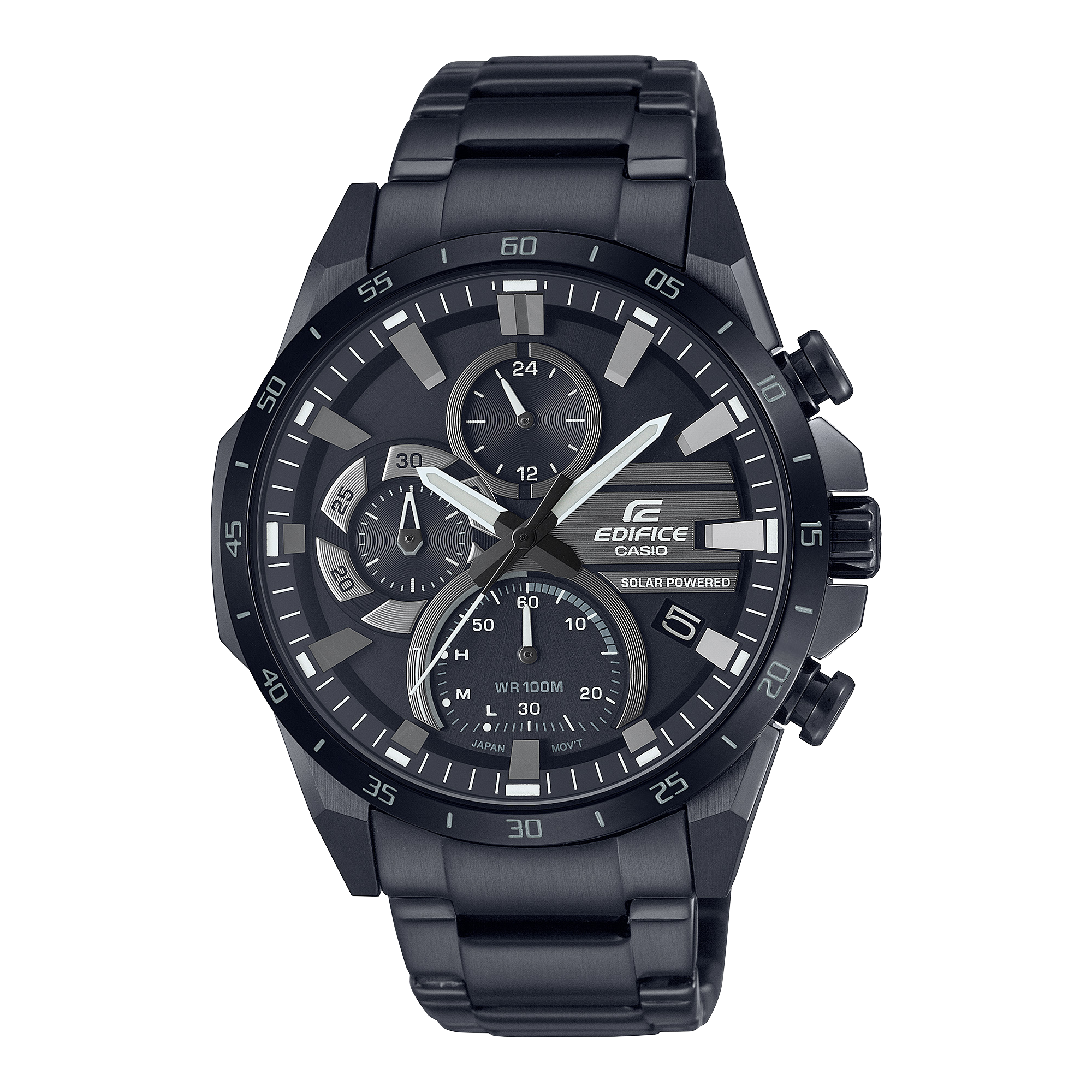 CASIO EDIFICE EQS-940DC-1AVUDF Men’s Watch | Full Black Stainless Steel | Motorsport-Inspired Premium Style - THE HAPPY BUY