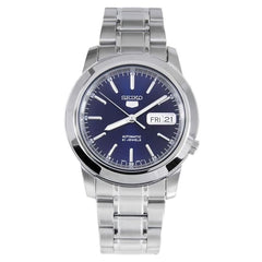 SEIKO SNKE51J1 – Japan-Made Automatic Watch – 39mm Stainless Steel Case – Blue Dial with Day/Date Function – 30M Water Resistance - THE HAPPY BUY