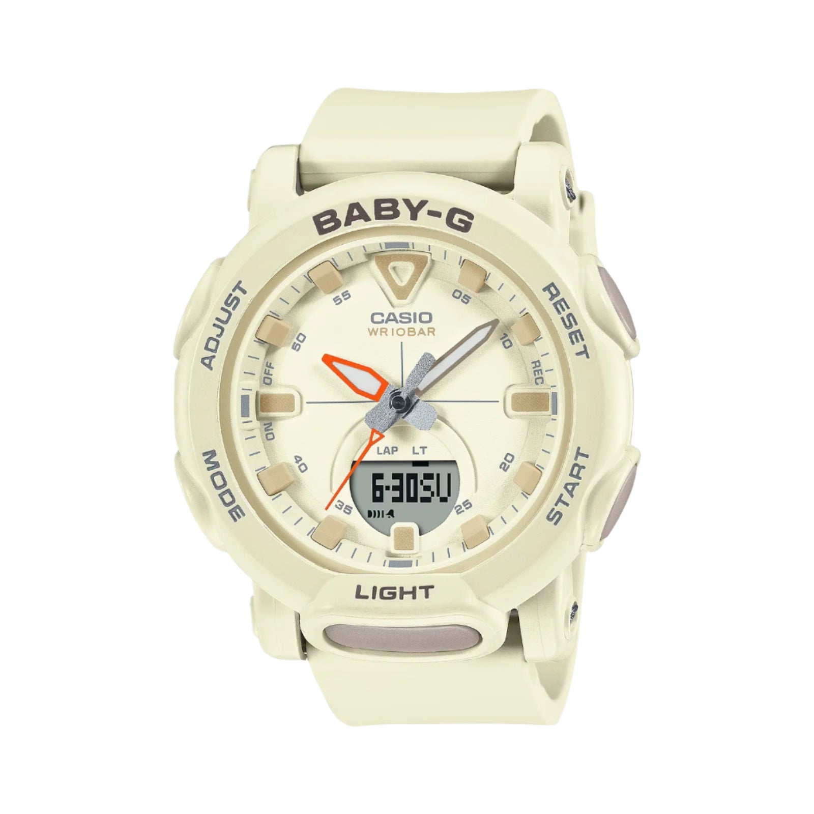 CASIO G-SHOCK BABY-G BGA-310-7ADR Women’s Watch | Analog-Digital | White Adventure-Ready Toughness - THE HAPPY BUY
