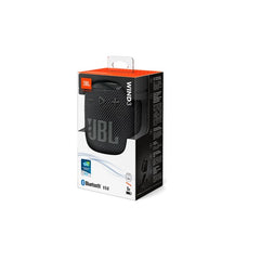 JBL Wind 3 Bluetooth speaker packaging on a white background