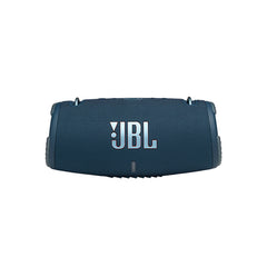 A blue JBL XTREME 3 portable Bluetooth speaker with the JBL logo on the front.