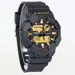 G-SHOCK GA-010GB-1A9 Men’s Analog-Digital Watch – Shock Resistant, 200M Water Resistance, Black & Gold