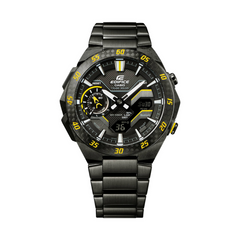 Casio Edifice ECB‑2200RC‑1A9 “Windflow” Men’s Solar Bluetooth Chronograph — Carbon Bezel, 100 m Water Resistant, Motorsports Design