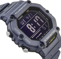 CASIO AE-1600H-8BVDF Digital Watch – Large Display, World Time, 10-Year Battery, 200M Water Resistance