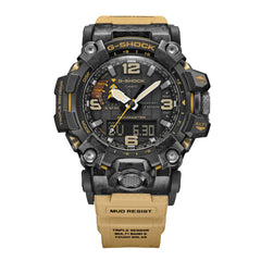 Casio G‑SHOCK GWG‑2000‑1A5DR Mudmaster Men’s Tough Solar Triple Sensor Watch | Forged Carbon Bezel, Multi Band6 Atomic Timekeeping, 200M Water Resistant