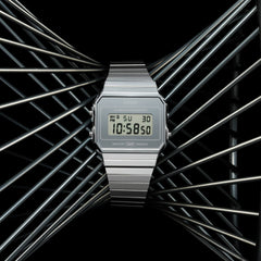 CASIO A700WEV-7ADF Vintage Model Watch – Classic Digital Design, Stainless Steel Band, Water-Resistant