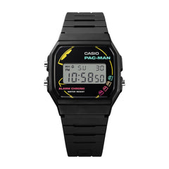 CASIO F-91WPC-1ADR Pac-Man Collaboration Digital Watch – Retro Style, Limited Edition, Multi-Function Features, Water-Resistant