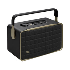 JBL Authentics 300 Wireless Home & Portable Speaker – 100 W Stereo, Wi‑Fi & Bluetooth, Built‑in Battery, Retro Design with Voice Assistant Support