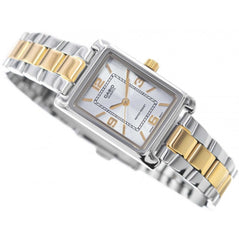 CASIO LTP-1234PSG-7AEG Women's Analog Watch – Elegant Stainless Steel with Silver and Pink Dial, Classic Timepiece for Every Occasion