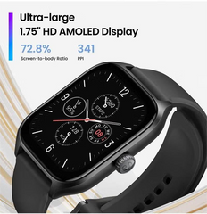 Amazfit GTS 4 Smart Watch – 1.75″ AMOLED, Dual-Band GPS, Alexa Built-In, Bluetooth Calls, SpO2 & Heart Rate, 150+ Sports Modes, 5 ATM, 8-Day Battery, Zepp OS 2.0