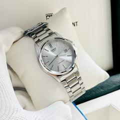 CASIO LTP-1183A-7ADF Women's Analog Watch – Stainless Steel with White Dial & Silver Accents, Elegant & Timeless Design