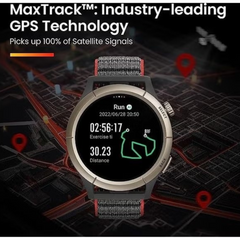 Amazfit Cheetah Pro Smart Watch – 1.45″ AMOLED, Dual-Band L1+L5 GPS (MaxTrack), Zepp Coach AI, Offline Maps & Route Navigation, Bluetooth Calls, 5 ATM, 14-Day Battery