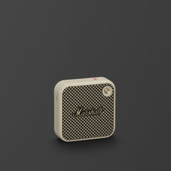 Marshall portable speaker on a dark background