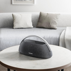 Harman Kardon Go + Play 3 Portable Bluetooth Speaker – 160 W RMS, 3‑Way Stereo, Auto Self‑Tuning, Built‑In Battery, Carry‑Handle Design