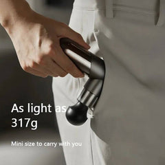 PHILIPS Mini Massage Gun PPM3103G – Portable Deep Tissue Percussion Massager for Muscle Relief & Recovery, USB-C Rechargeable, Quiet & Compact
