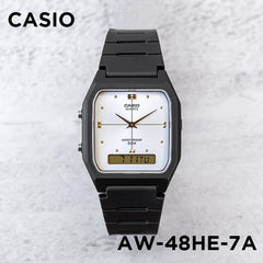 CASIO AW-48HE-7AVDF Men's Analog-Digital Watch – Classic Dual Time, Water-Resistant, Timeless Style
