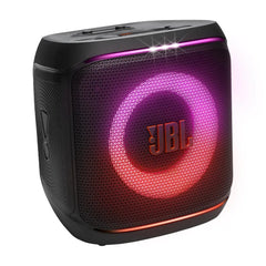JBL PartyBox Encore Essential Portable Party Speaker – 300W Output, Built‑in Rechargeable Wireless Mic, PartyBoost Wireless Stereo, Multicolour Lighting Effects