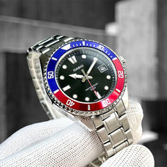 CASIO MDV-10D-1A3VDF Men’s Analog Dive-Style Watch – 50 m Water Resistance, Stainless Steel, Rotating Bezel