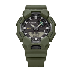 CASIO G-SHOCK GA-B010-3A Analog-Digital Men’s Watch, Shock Resistant, 200M Water Resistant, Green Resin Strap