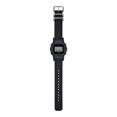 CASIO G-SHOCK DW-5600BCE-1DR Men's Digital Watch – Black Tactical Nylon Band, Shock Resistant, LED Display, Military Style Rugged Timepiece