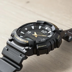 CASIO AQ-S810W-1BVDF Tough Solar Analog-Digital Watch – Solar Powered, Water-Resistant, Durable Men's Watch