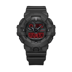 CASIO G-SHOCK GA-700BBR-1A Men's Analog-Digital Watch – Black & Red – Shock Resistant, 200M Water Resistant, LED Light, Sport Style