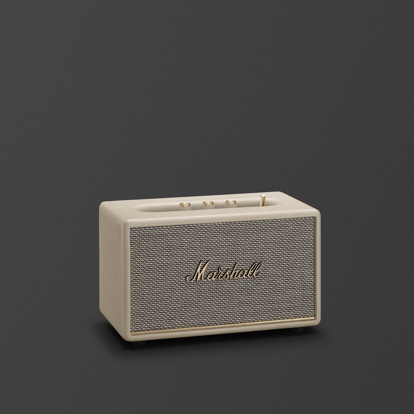 Marshall speaker on a dark background