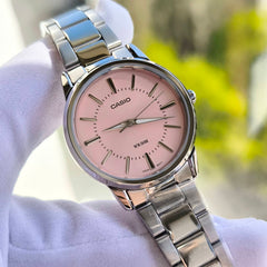 CASIO LTP-1303D-4AVDF Women's Analog Watch – Stainless Steel with Rose Gold Accents, Elegant & Timeless Design