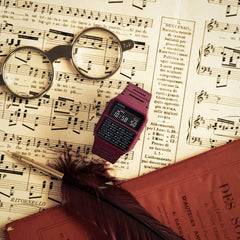 CASIO CA-53WF-4BDF Standard Calculator Watch – Retro Digital, Pink, Multifunctional, Water-Resistant, Classic Style