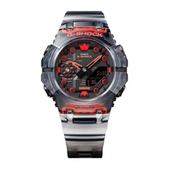 CASIO G-SHOCK GA-B001G-1ADR Men's Analog-Digital Bluetooth Watch – Shock Resistant, Carbon Core Guard, 200M Water Resistant, Transparent Black