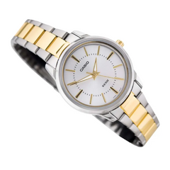 CASIO MTP-1303SG-7AVDF Men’s Analog Watch – Two-Tone Stainless Steel, 50 m Water Resistance & Minimalist Design