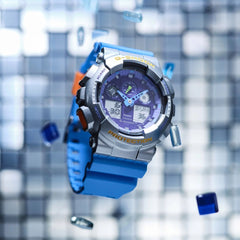 ساعات كاسيو جي-شوك GA-100EU-8A2DR النموذجية