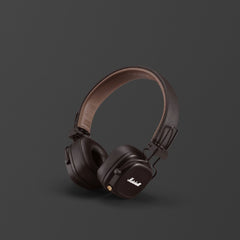 Marshall Major IV Wireless On-Ear Headphones – 80+ Hour Battery, Wireless Charging (Qi), Quick Charge, Bluetooth, Foldable Design, Multi-Directional Control Knob, 3.5mm Share Port