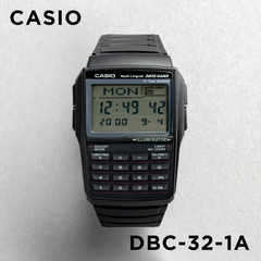 CASIO DBC-32-1ADF Data Bank Digital Watch – Classic Design, Memory Storage, Stainless Steel Band, Multi-Function Features, Water-Resistant