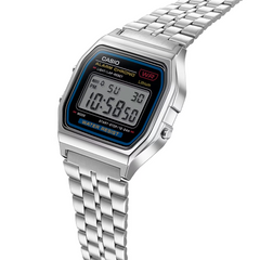 Casio A159W-N1DF Classic Digital Watch – Retro Stainless Steel, LED, Waterproof