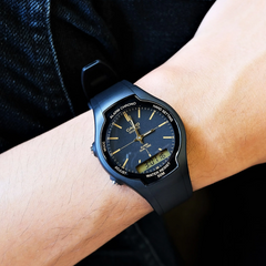 CASIO AW-90H-9EVEF Analog-Digital Combination Watch – Multi-Function, Water-Resistant, Sporty Design, Durable, Reliable Timepiece
