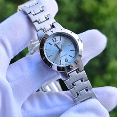 CASIO LTP-1177A-2ADF Women's Analog Watch – Stainless Steel with Blue Dial & Silver Accents, Elegant & Classic Design