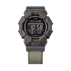 CASIO G‑SHOCK GD‑010CE‑5D Digital Watch – Carbon Core Guard, 10‑Year Battery, Shock & 200 m Water Resistant, Eco Fabric Strap