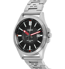 CASIO MTP-E700D-1EVDF Men’s Analog Watch – Black Dial, Stainless Steel Quartz Timepiece | Classic & Water-Resistant